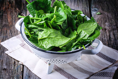 leafy greens - certain foods reduce stress