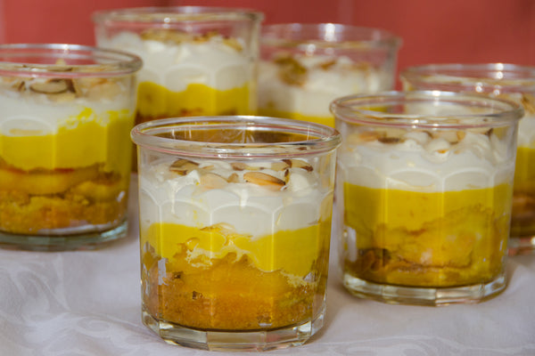 saffron custord trifle