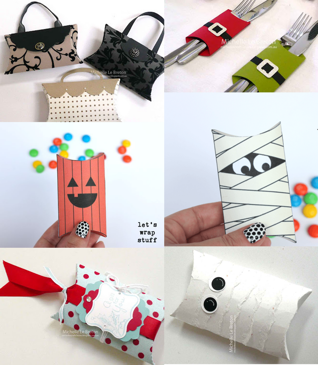 Pillow Box Template Funstufftodo