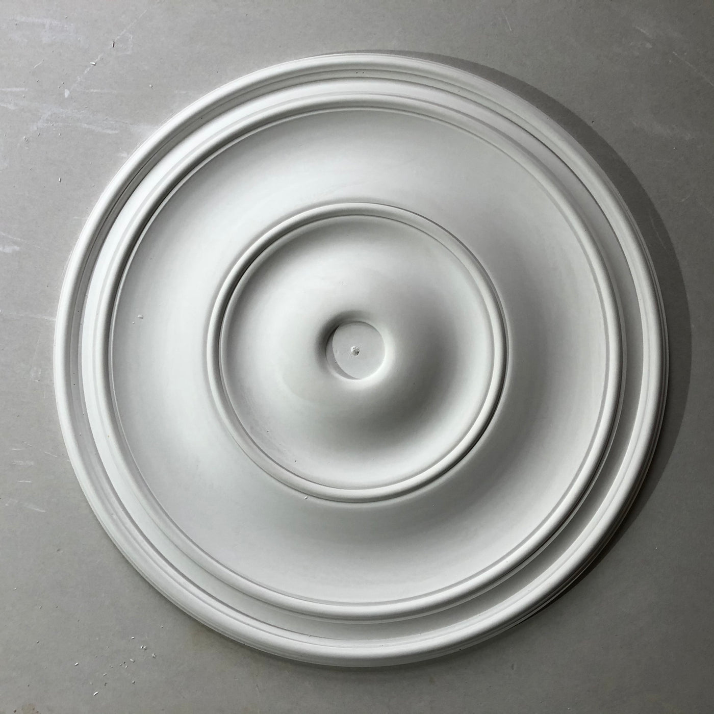 Plain Spun Plaster Ceiling Rose 420mm Diameter