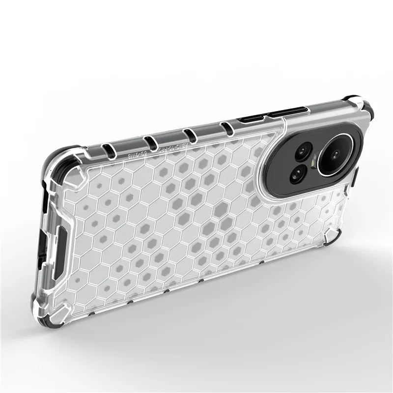 Oppo Airbag Shockproof Hybrid Armor Honeycomb Transparent Cover