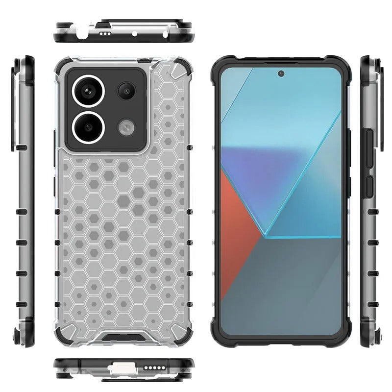 OnePlus Airbag Shockproof Hybrid Armor Honeycomb Transparent Cover