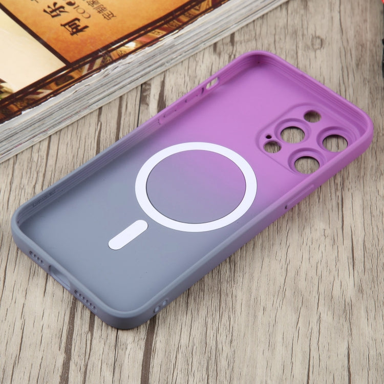 iPhone 11 Pro Max Color Fusion Magsafe Supported Liquid Silicon Case With Built-in Camera Lens
