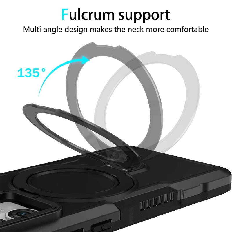 Xiaomi Redmi Note 12 4G Falcrum Military-Grade Protection Armor Case with Metal Ring
