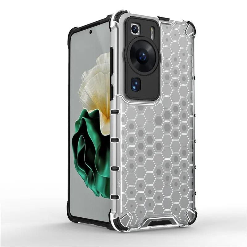 Huawei Airbag Shockproof Hybrid Armor Honeycomb Transparent Cover