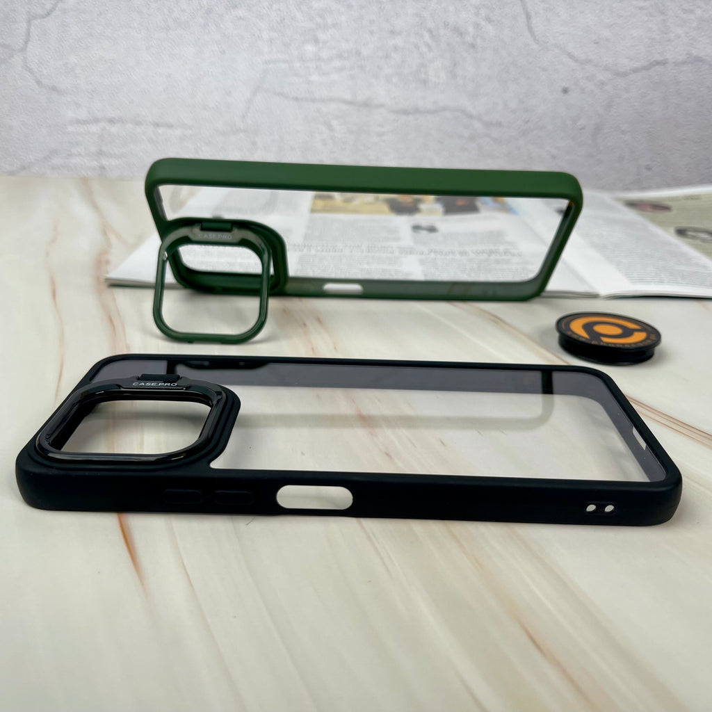 REDMI 12 4G/5G Case Pro Branded KickStand Hybrid Bumper case