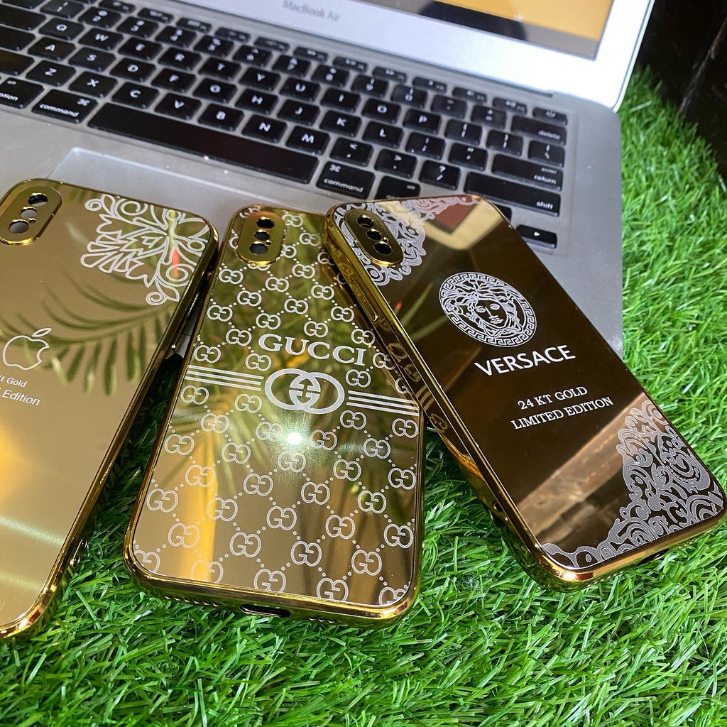 iphone gold platted case in pakistan