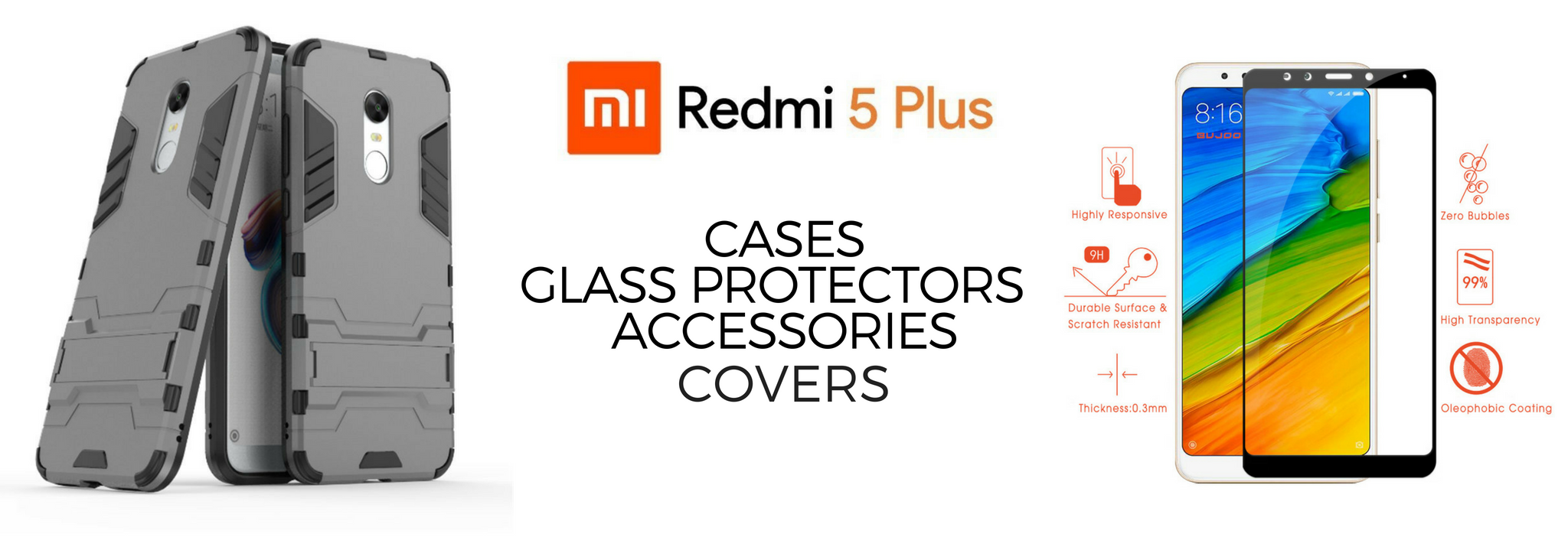 Redmi 5 Plus Mobile Accessories in Pakistan – Phonecase.PK