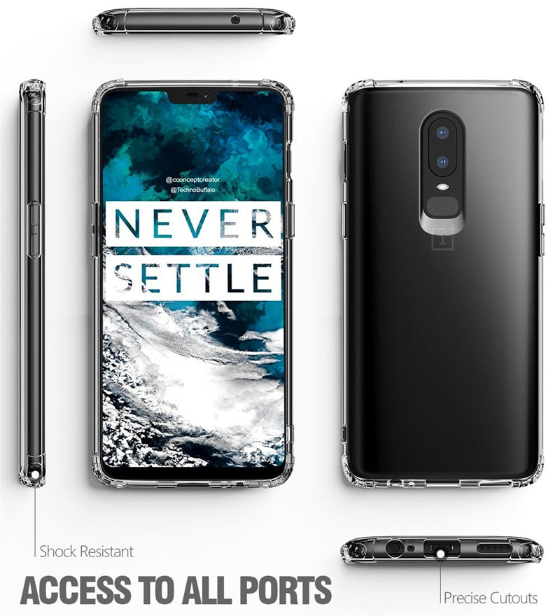oneplus 6 clear case