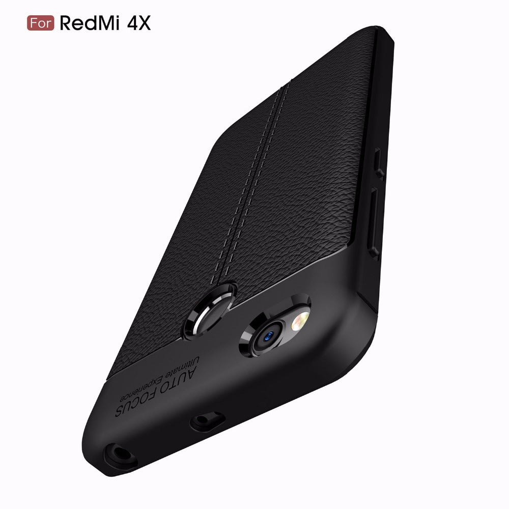 xiaomi redmi 4X leather feel cover