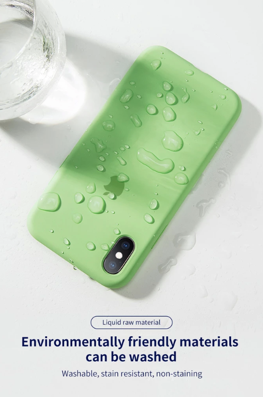 iphone liquid silicon case in Pakistan