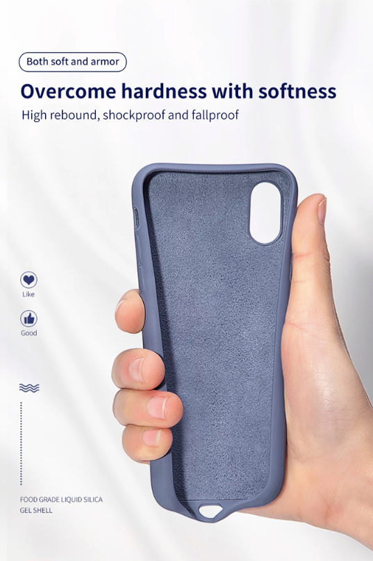 iphone liquid silicon case in Pakistan