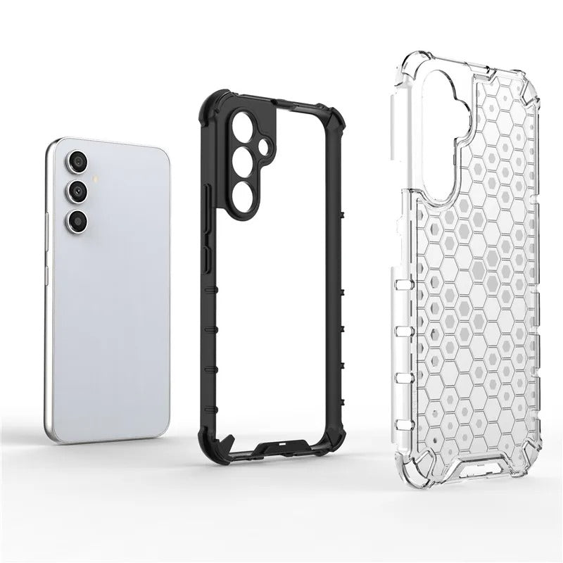 Samsung Galaxy Airbag Shockproof Hybrid Armor Honeycomb Transparent Cover