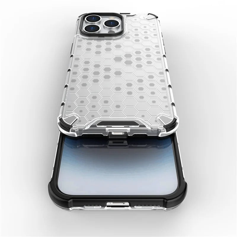 iPhone 12 Series Airbag Shockproof Hybrid Armor Honeycomb Case