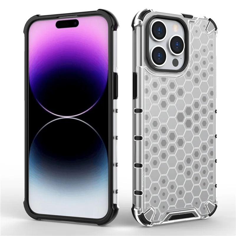 iPhone 12 Series Airbag Shockproof Hybrid Armor Honeycomb Case