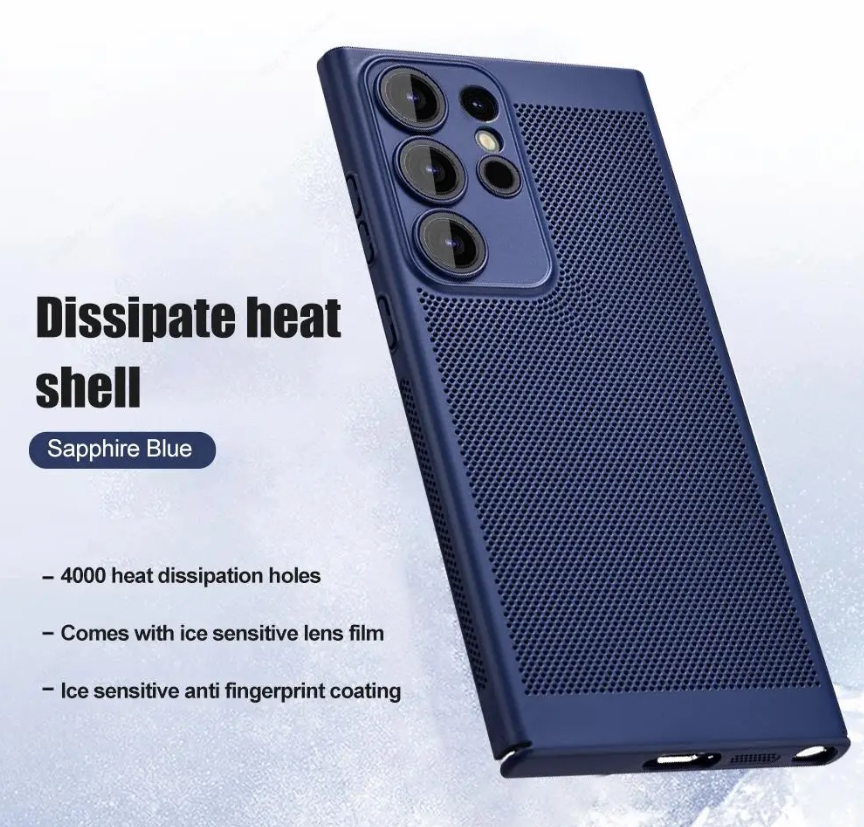 S22 ultra cooling case blue