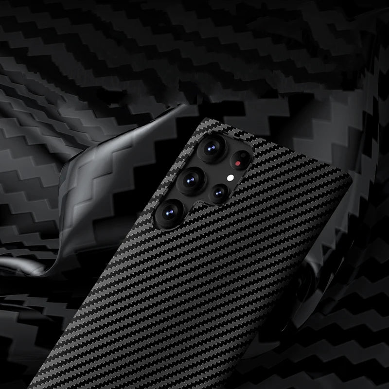 Samsung Galaxy A34 Carbon Fiber Ultra Thin Branded Case