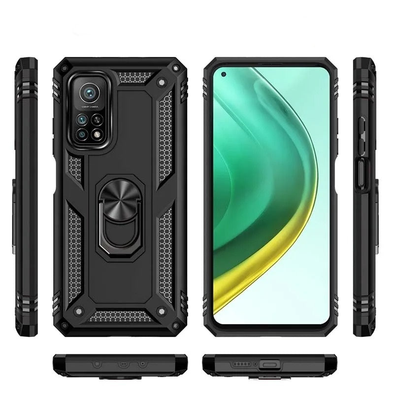 Redmi Note 11 Vanguard Military Armor Case with Ring Grip Kickstand