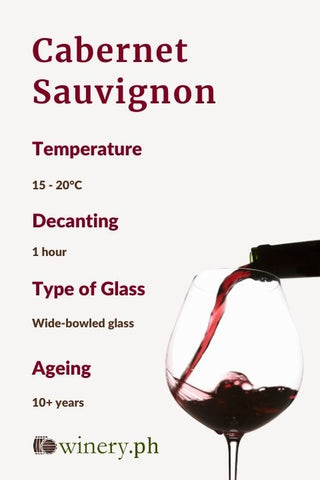 tips on serving cabernet sauvignon