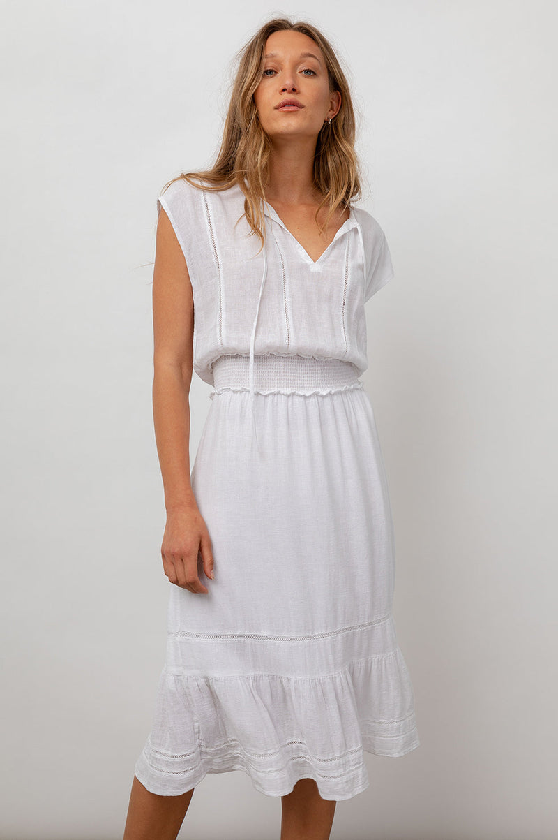 Ashlyn Dress White – Sass & Edge