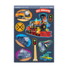 Terrific Trains, Licorice scent Scratch 'n Sniff Stinky Stickers® – Mixed Shapes