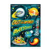 Space Out!, άρωμα Alien Orange Scratch 'n Sniff Stinky Stickers® – Mixed Shapes