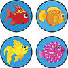 Fun Fish superSpots® Stickers