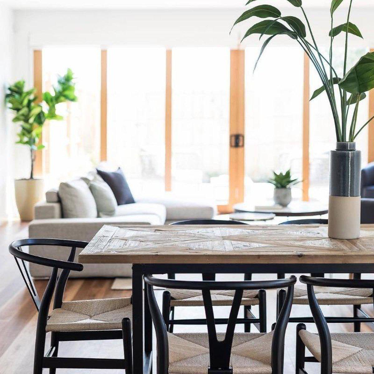 painted oak kitchen table and chairs