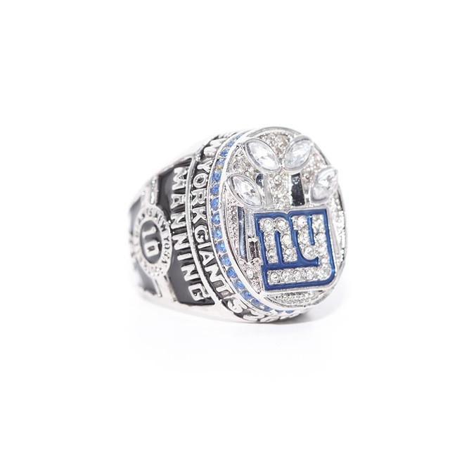 2007 New York Giants NFL Super Bowl Championship Replica Rings.