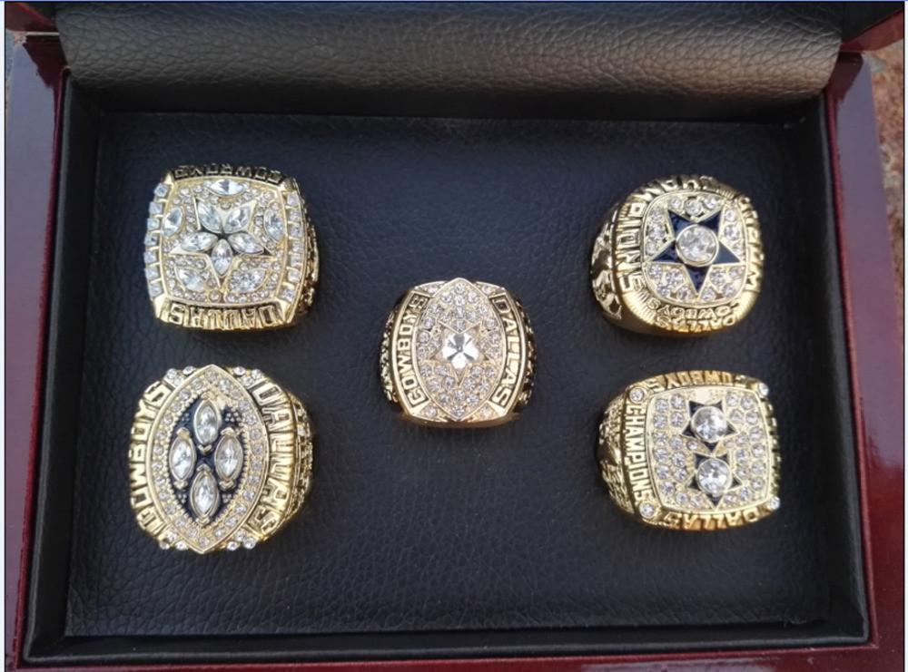 Dallas Cowboys NFL Super Bowl Championship Rings Set