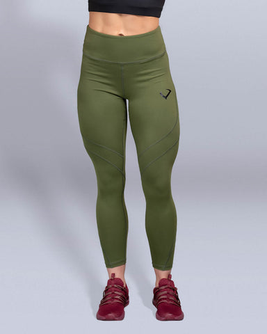 Desire Olive High Waist Leggings 