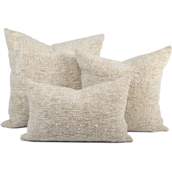 Azulina Home - Chunky Grey Wool Pillow