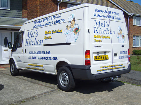 Rainham Vehicle Graphics. Fitted van and car signs free design good prices by www.1st4signs.com
