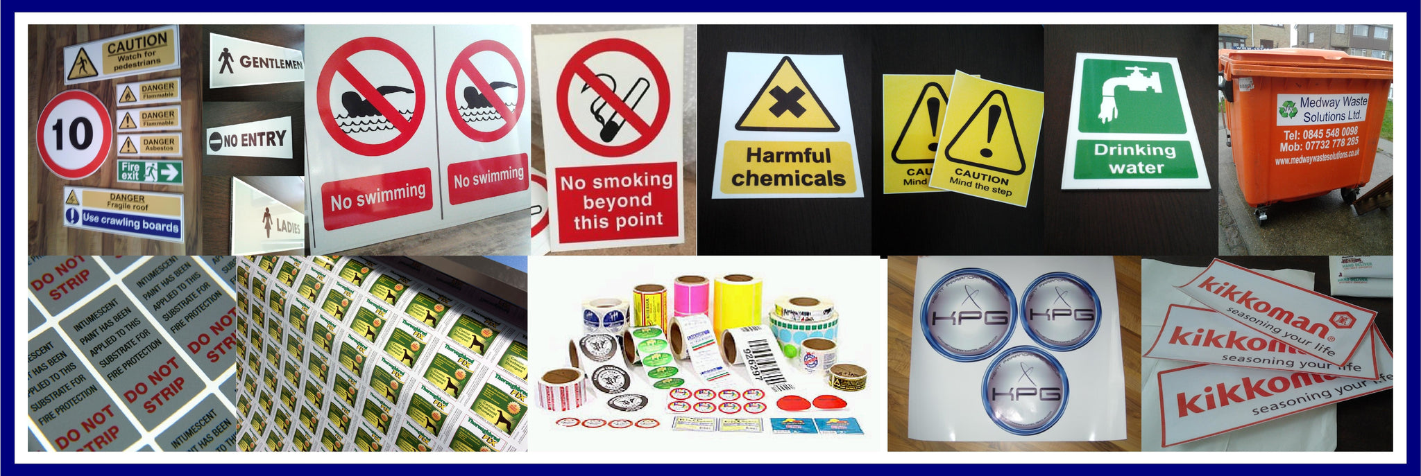 1st 4 Signs Made to order safety signs