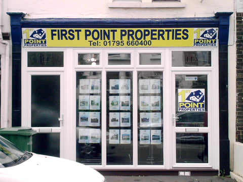 shop sign makers fitters and suppliers sheerness Kent 1st 4 signs