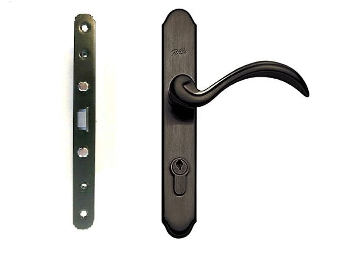 Pella Storm Door Trim Only, Off Center Cylinder With Lock Body Oil-Rubbed Bronze