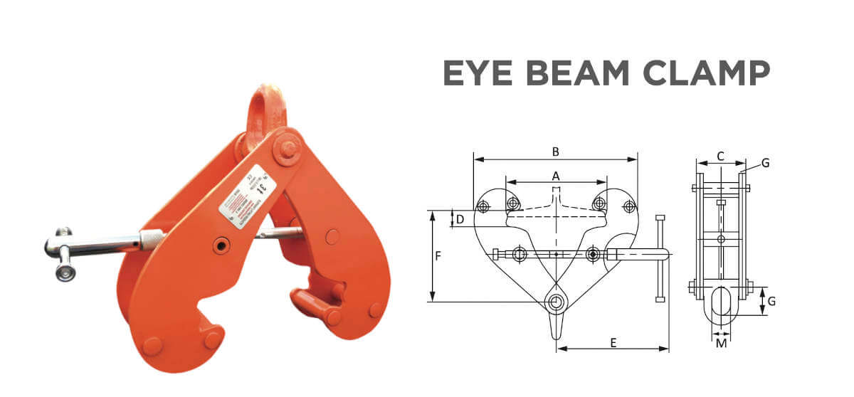 Elephant Eye Series Beam Clamp