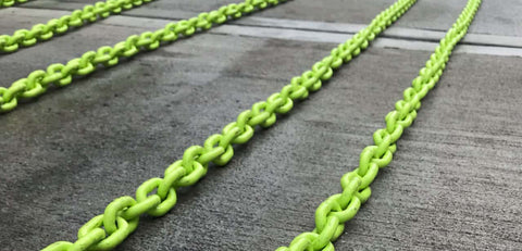 High visibility grade 100 alloy chains