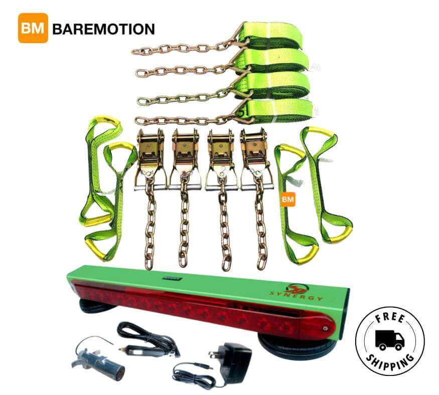 8-Point Tie Down Kit & Wireless Tow Light Kit