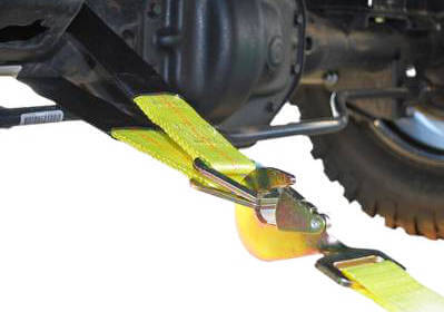 What descriing what axle Straps are and what they are used for in the transportation industry