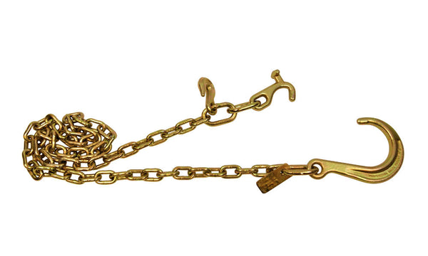 Grade 70 Tow Chain with 15 J-Hook, RT Mini J Cluster and Grab HK –  Baremotion
