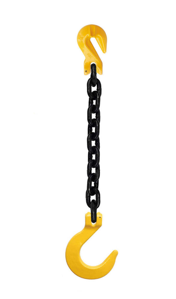 1/2 Grade 70 Transport Binder Chains with Grab Hook & GR80 Foundry Hook