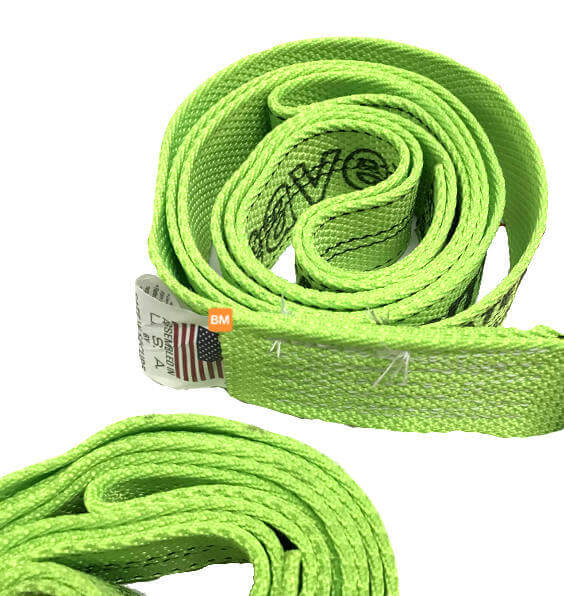 HI-VIS GREEN Diamond Weave Dynamic Flat Snap Hook Tie Down Strap –  Baremotion