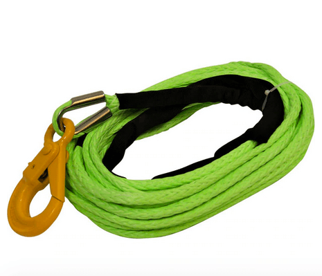 7/16 Synthetic Winch Line w/ Self Locking Eye Hook HMPE All-Grip