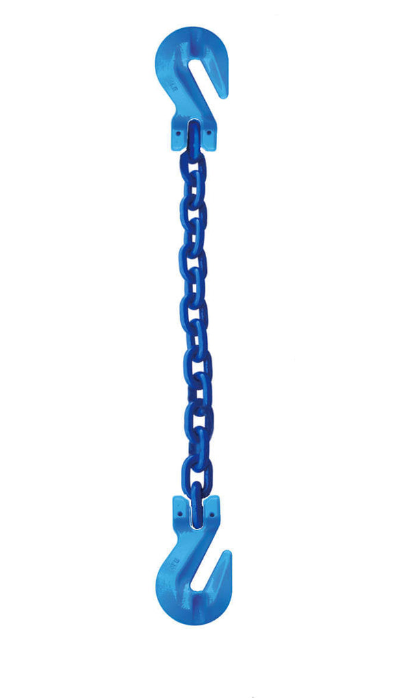 G7 - 5/16 Chain with 5/16 Heavy Duty Latched Sling Hook on One End &  5/16 Grab Hook on Opposing End DBC-516x12-G7-SLG-G - Durabilt USA