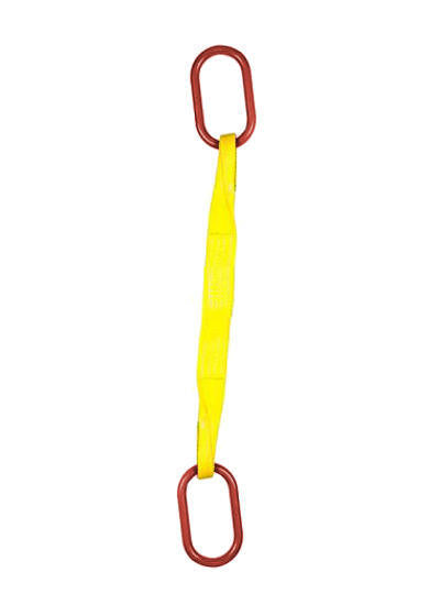 2 Double Leg Polyester Web Bridle Sling 2-Ply with Sling Hooks – Baremotion