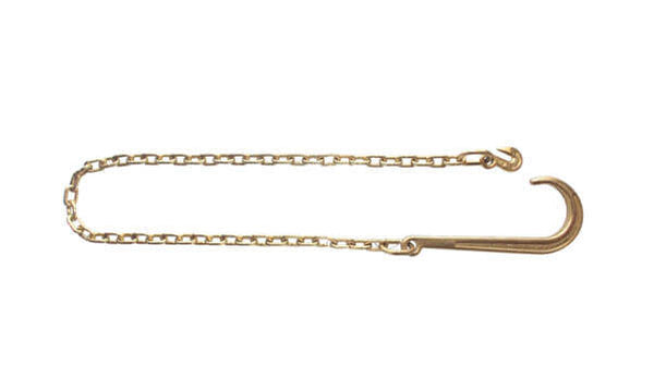 15 J-Hook Tow Chain with Grab Hook and T Hook