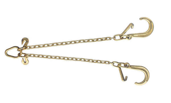 V-Chain with long J-hooks and mini J-hooks - Grade 70. V, chain