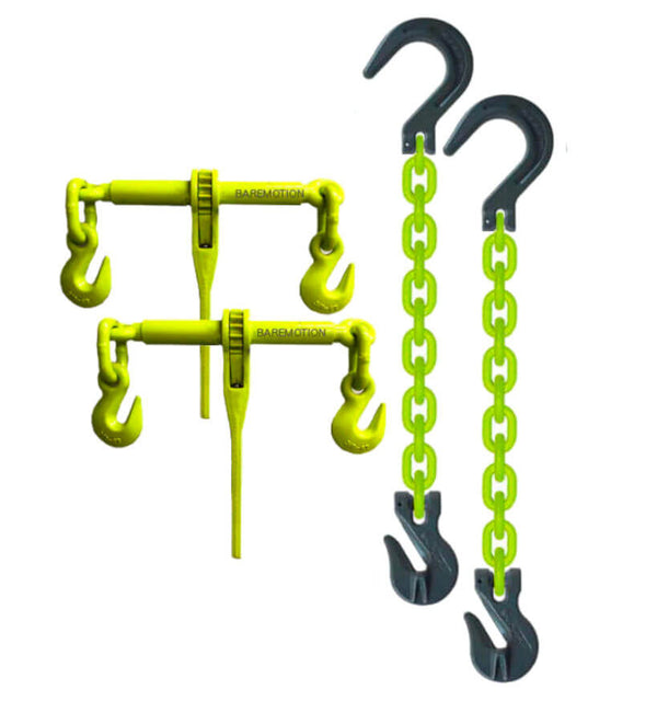 3/8 GR100 Hi-Vis USA Chain Foundry Hook & Ratchet Binder Kit 4