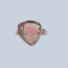 Pink Tourmaline Sterling Silver Rings (Sizes 8-9)